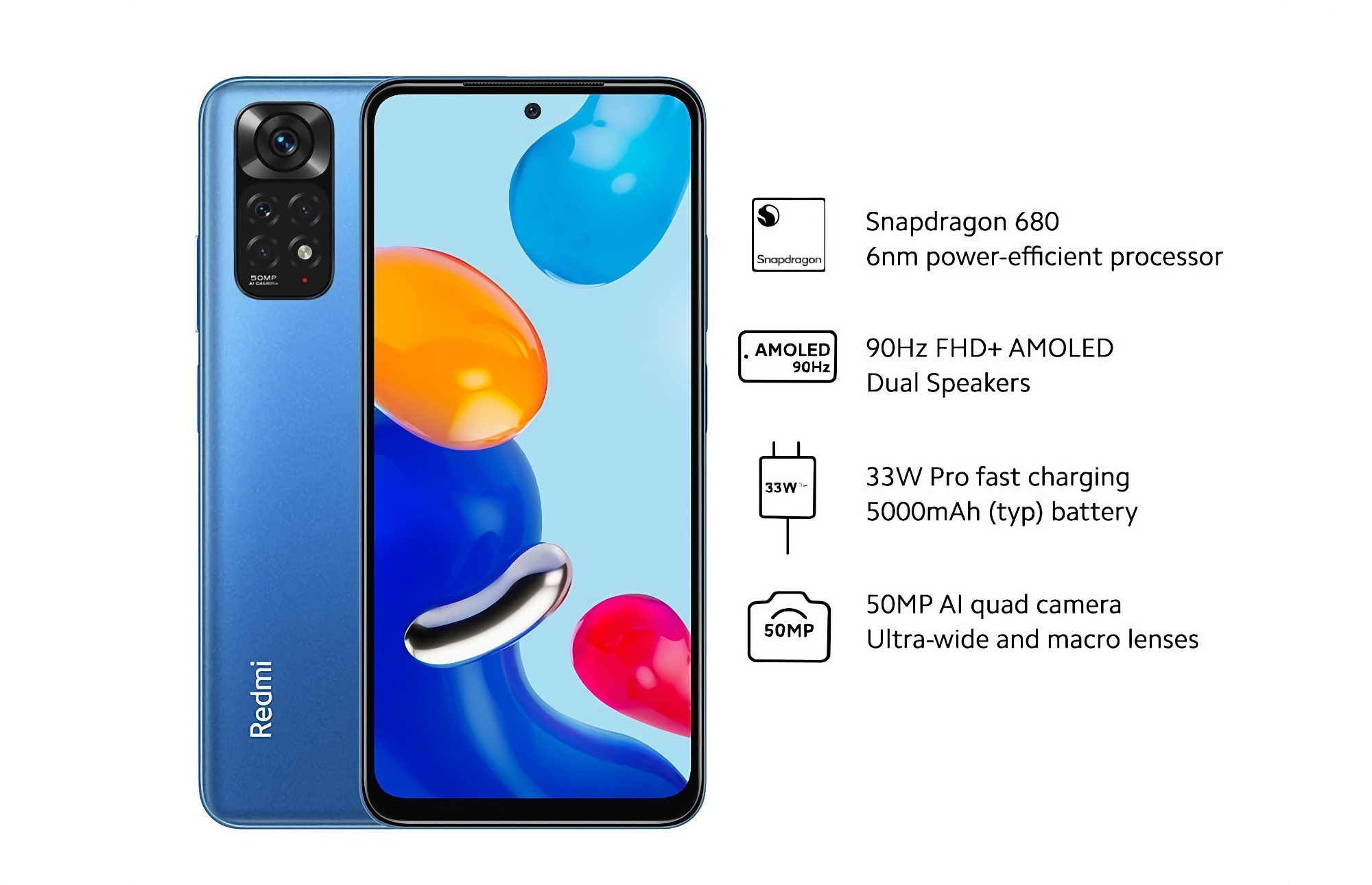 Schermo AMOLED a 90 Hz, chip Snapdragon 680, batteria da 5000 mAh, fotocamera da 50 MP e prezzo di $ 175: Redmi Note 11 sarà così Schermo AMOLED a 90 Hz, chip Snapdragon 680, batteria da 5000 mAh, fotocamera da 50 MP e prezzo di $ 175: Redmi Note 11 sarà così