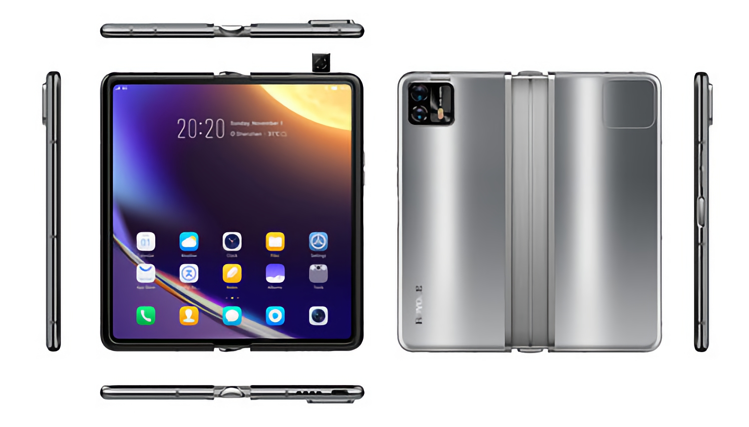 Uno smartphone pieghevole con una fotocamera a scomparsa: un'immagine del Royole FlexPai 3 è emersa online Uno smartphone pieghevole con una fotocamera a scomparsa: un'immagine del Royole FlexPai 3 è emersa online
