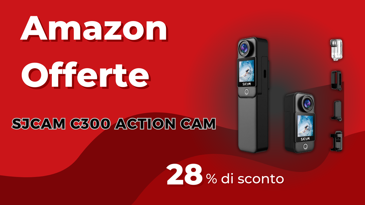 Action Cam SJCAM C300 4K – Risparmia 44,50€ Oggi! Action Cam SJCAM C300 4K – Risparmia 44,50€ Oggi!