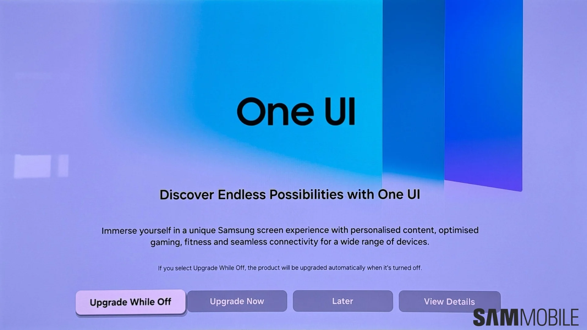 Samsung annuncia un importante aggiornamento della One UI per le sue smart TV 2023 Samsung annuncia un importante aggiornamento della One UI per le sue smart TV 2023