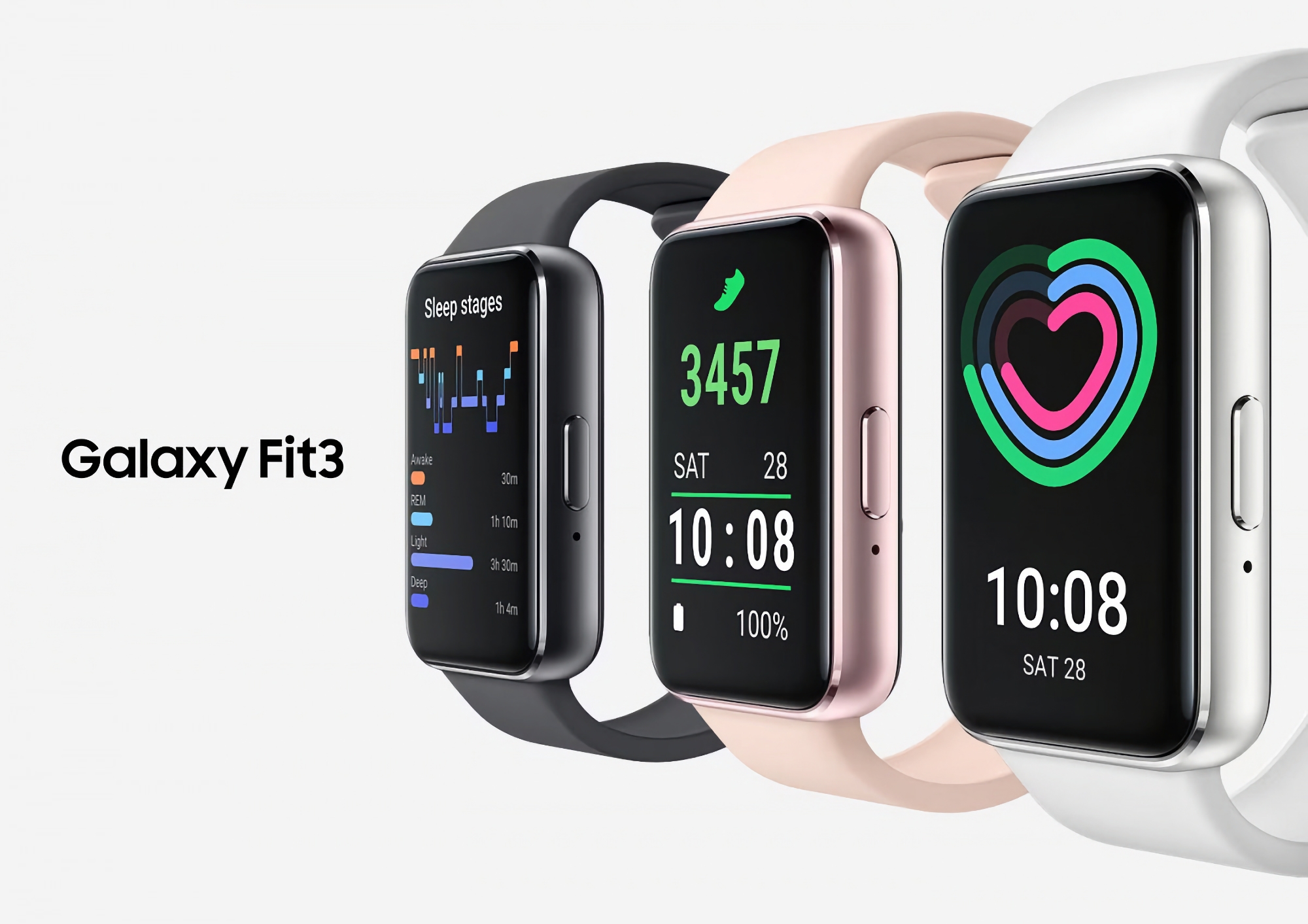 Display AMOLED da 1,6 pollici, protezione IP68 e fino a 13 giorni di autonomia: le specifiche dettagliate del Samsung Galaxy Fit 3 sono apparse online Display AMOLED da 1,6 pollici, protezione IP68 e fino a 13 giorni di autonomia: le specifiche dettagliate del Samsung Galaxy Fit 3 sono apparse online
