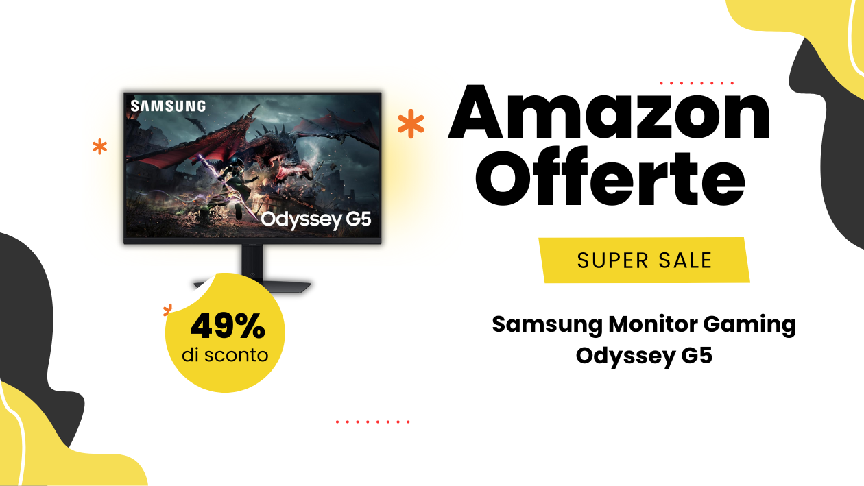 Esplora il Mondo del Gaming con l'Offerta Speciale su Samsung Odyssey G5! Scopri lo Sconto Sorprendente sul Samsung Odyssey G5!