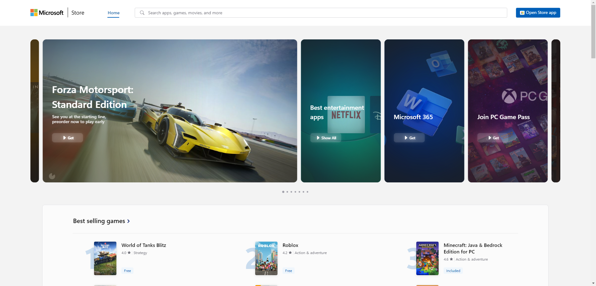 Microsoft lancia la versione web aggiornata del Microsoft Store Microsoft lancia la versione web aggiornata del Microsoft Store