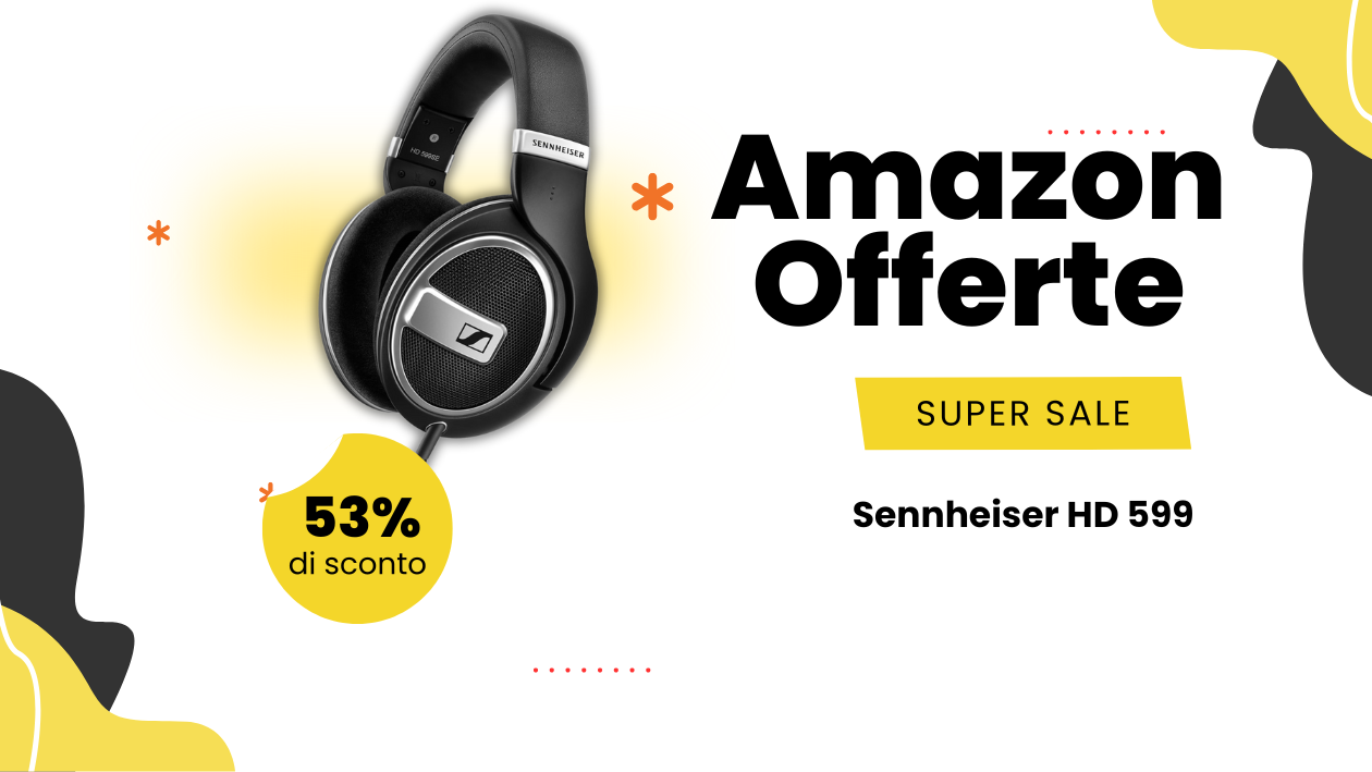 Sennheiser HD 599 Cuffie Premium – Risparmia 89€ Oggi! Sennheiser HD 599 Cuffie Premium – Risparmia 89€ Oggi!