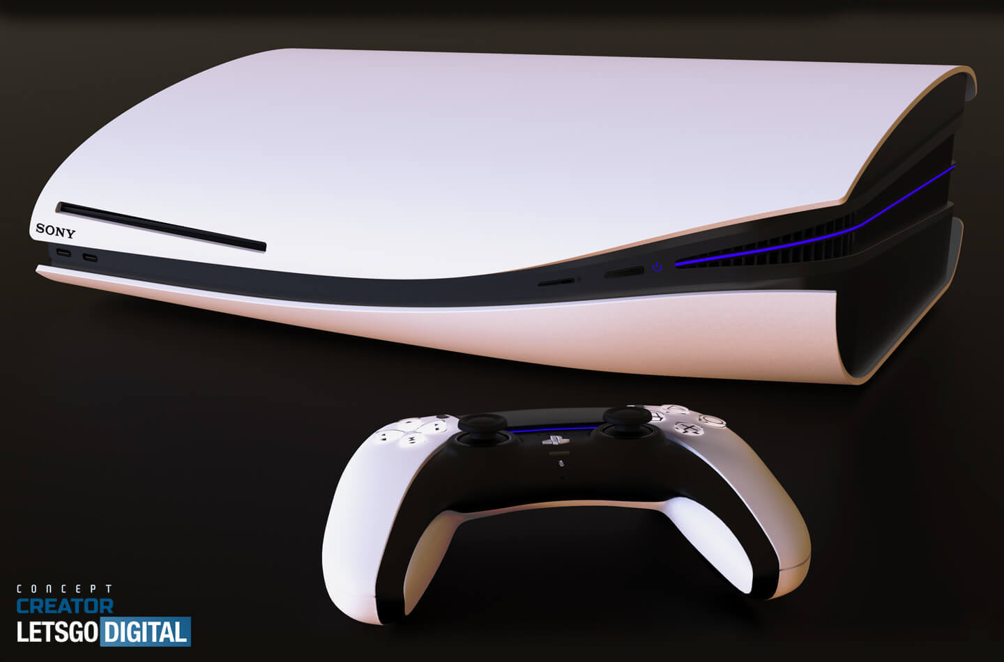 Stile in bianco e nero: il designer di Concept Creator ha mostrato i rendering concettuali della console di gioco Sony PlayStation 5 Pro Stile in bianco e nero: il designer di Concept Creator ha mostrato i rendering concettuali della console di gioco Sony PlayStation 5 Pro