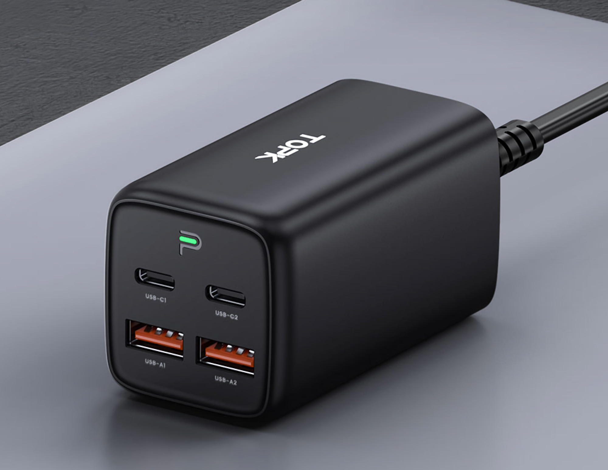 Caricabatterie quadruplo TOPK 65W da $ 26 Caricabatterie quadruplo TOPK 65W da $ 26