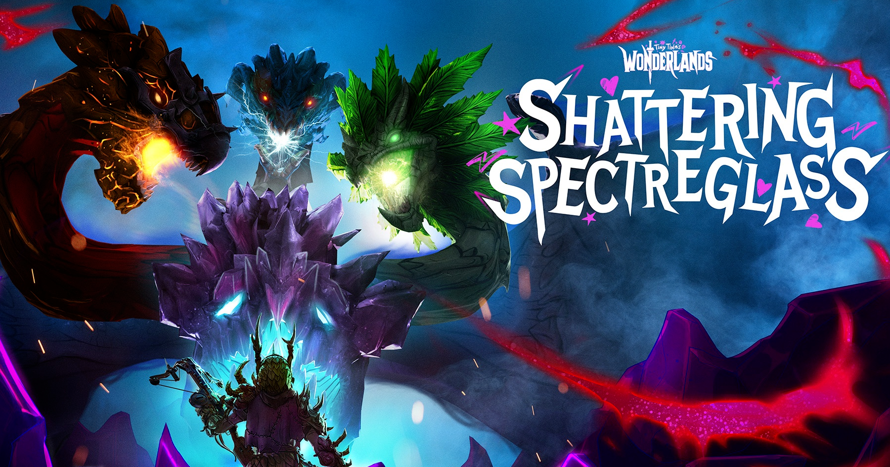 Fantasy Tiny Tina's Wonderlands ha ricevuto l'ultima aggiunta: ha aggiunto una nuova classe Blightcaller e il boss Redmourne the Trivern Fantasy Tiny Tina's Wonderlands ha ricevuto l'ultima aggiunta: ha aggiunto una nuova classe Blightcaller e il boss Redmourne the Trivern
