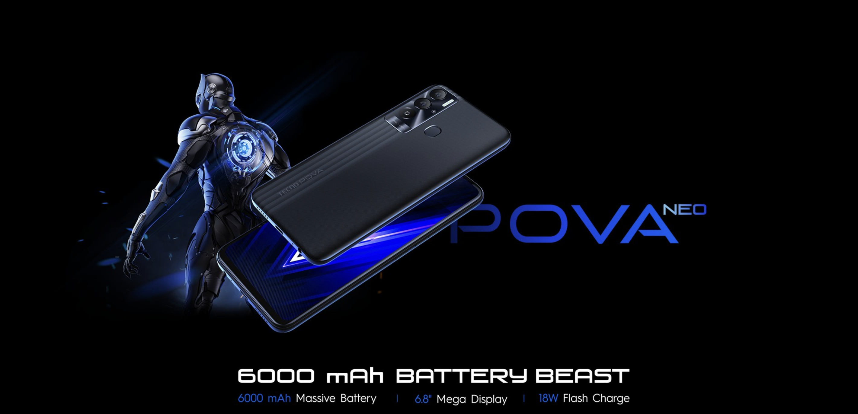 Tecno Pova Neo: smartphone economico con batteria da 6000 mAh, schermo da 6,8 pollici e doppia fotocamera Tecno Pova Neo: smartphone economico con batteria da 6000 mAh, schermo da 6,8 pollici e doppia fotocamera