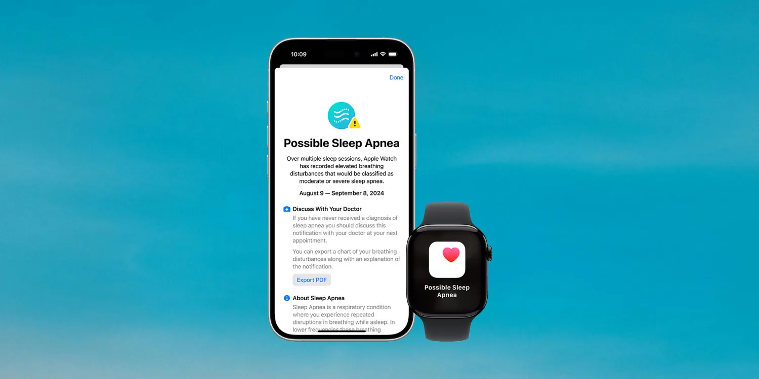 L'Apple Watch riceve l'approvazione canadese per il rilevamento dell'apnea notturna L'Apple Watch riceve l'approvazione canadese per il rilevamento dell'apnea notturna