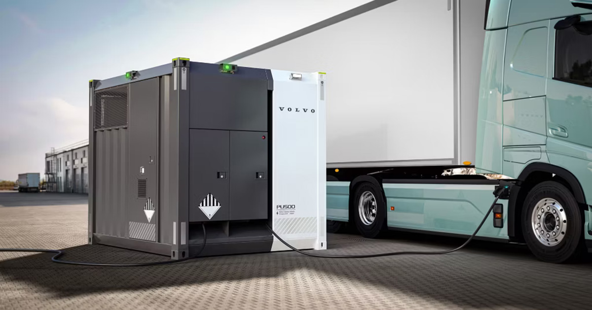 Efficienza al primo posto: Panoramica della novità di Volvo - Power Unit 500 Scopri di più sul Volvo Power Unit 500: rivoluzione nella ricarica dei camion elettrici