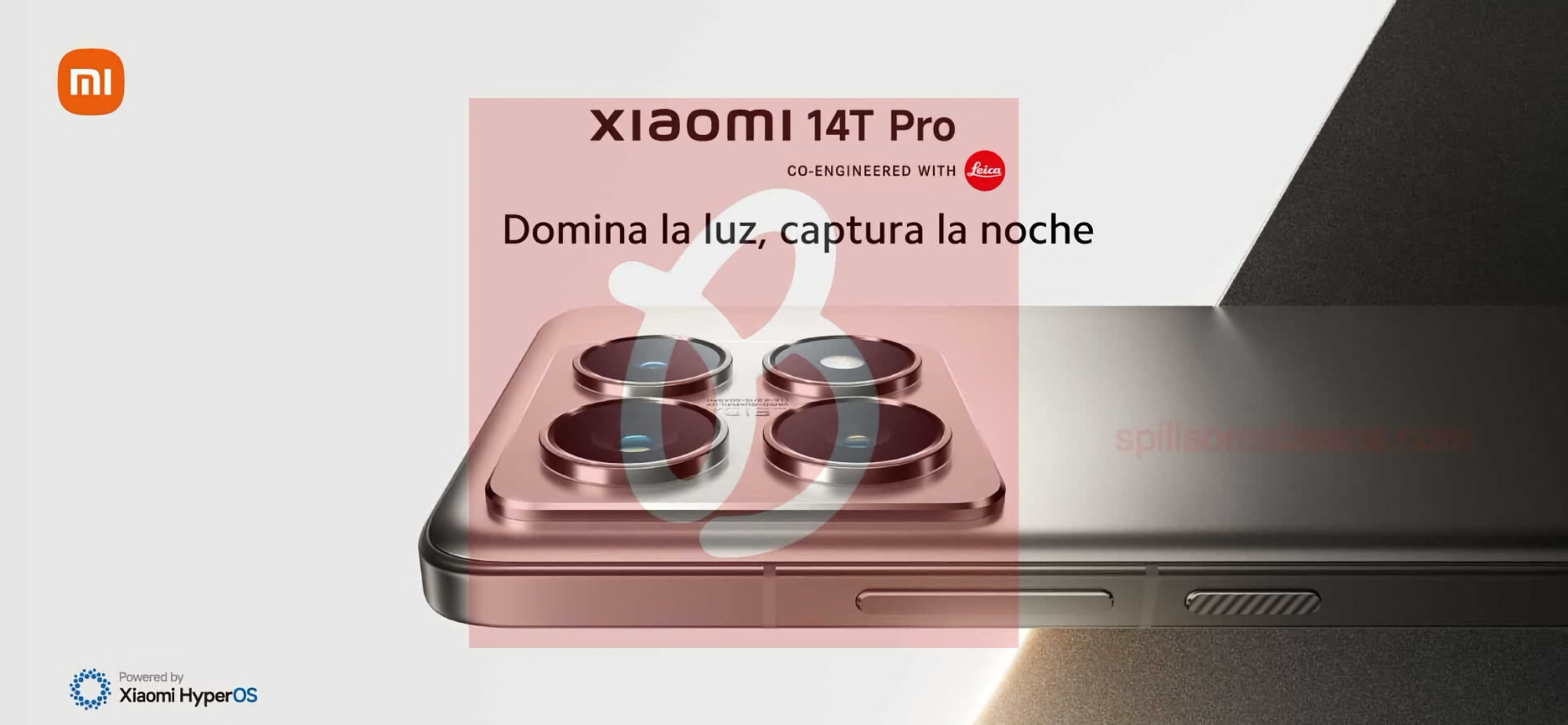 Chip MediaTek Dimensity 9300+, batteria da 5000 mAh e ricarica a 120W: Le immagini promozionali di Xiaomi 14T Pro sono emerse online Chip MediaTek Dimensity 9300+, batteria da 5000 mAh e ricarica a 120W: Le immagini promozionali di Xiaomi 14T Pro sono emerse online