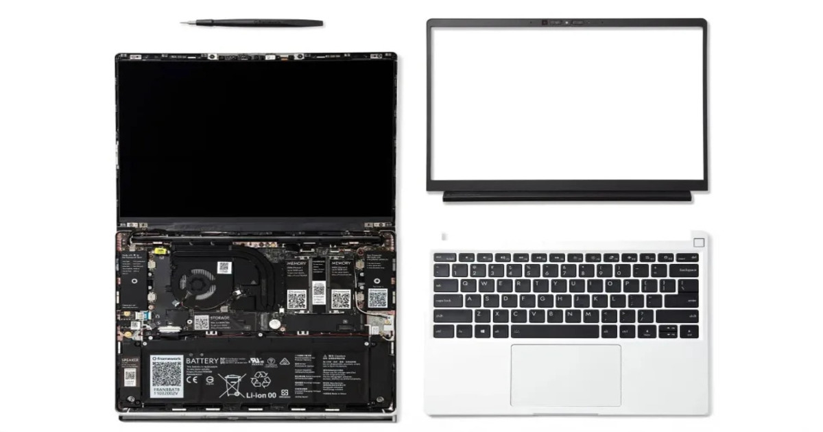 Framework offre un computer portatile senza RAM, memoria o sistema operativo. Framework offre un computer portatile senza RAM, memoria o sistema operativo.