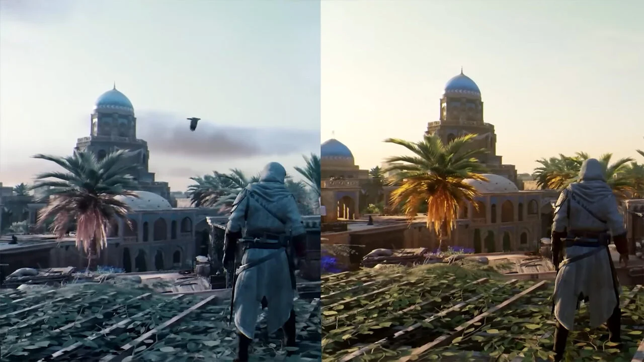 Ubisoft aggiungerà un filtro grigio-blu "nostalgico" ad Assassin's Creed Mirage come nelle prime parti Ubisoft aggiungerà un filtro grigio-blu "nostalgico" ad Assassin's Creed Mirage come nelle prime parti