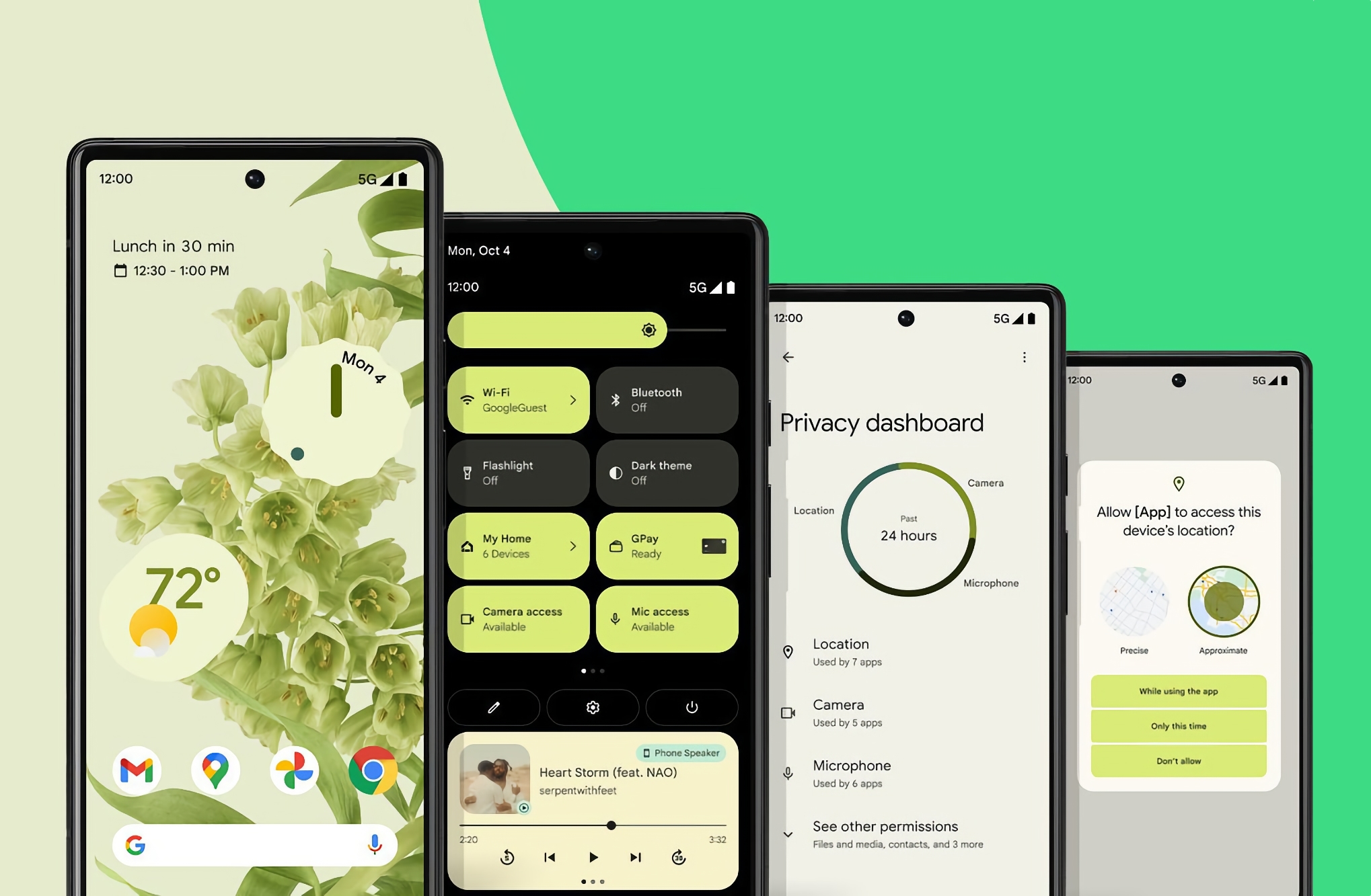 È qui! Google ha rilasciato una versione stabile di Android 12 per gli smartphone Pixel È qui! Google ha rilasciato una versione stabile di Android 12 per gli smartphone Pixel