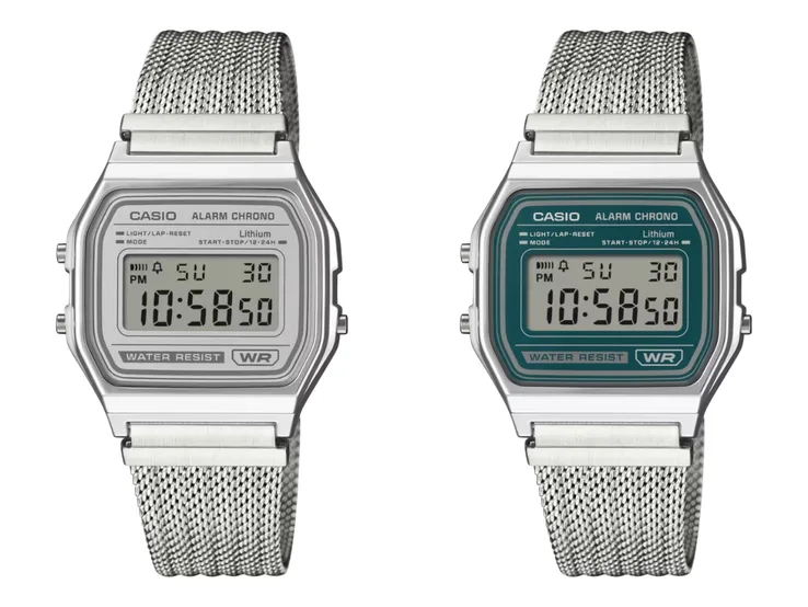 Note in stile retrò: Nuovo Casio A158-WEM in due versioni
