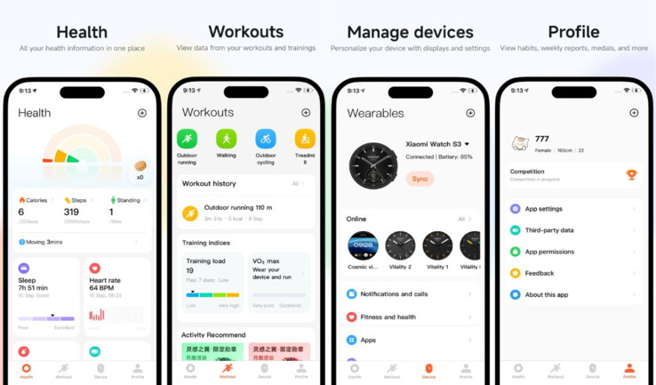 Xiaomi ha aggiornato il design dell'app Mi Fitness Xiaomi ha aggiornato il design dell'app Mi Fitness