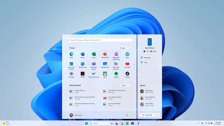 Windows 11: come l'iPhone è entrato nel menu Start