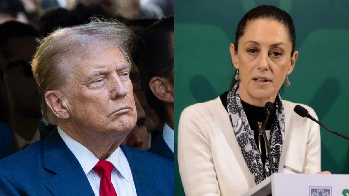 Uno sguardo dall'interno: Come Donald Trump ha incontrato il sindaco di Città del Messico Foto Data: Donald Trump e Claudia Sheinbaum sullo stesso palco
