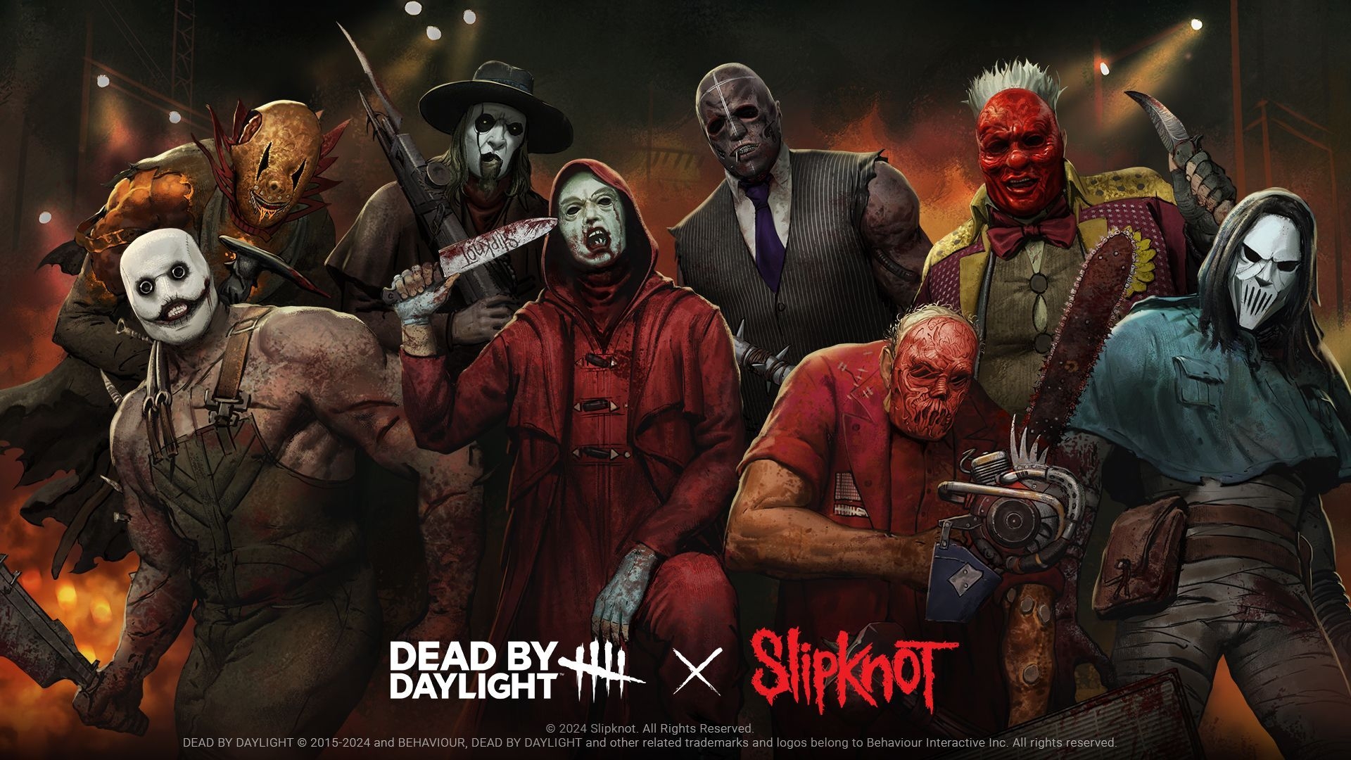 Dead by Daylight rilascia nuovi cosmetici nell'ambito della collaborazione con gli Slipknot Dead by Daylight rilascia nuovi cosmetici nell'ambito della collaborazione con gli Slipknot