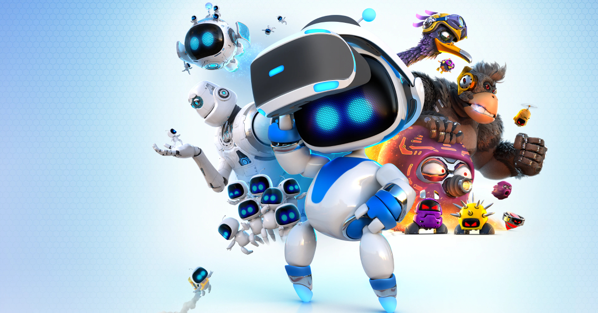 Striscione Astro Bot Rescue Mission: uno sguardo ravvicinato per i geek Missione di salvataggio di Astro Bot: Smonta il banner pixel per pixel!