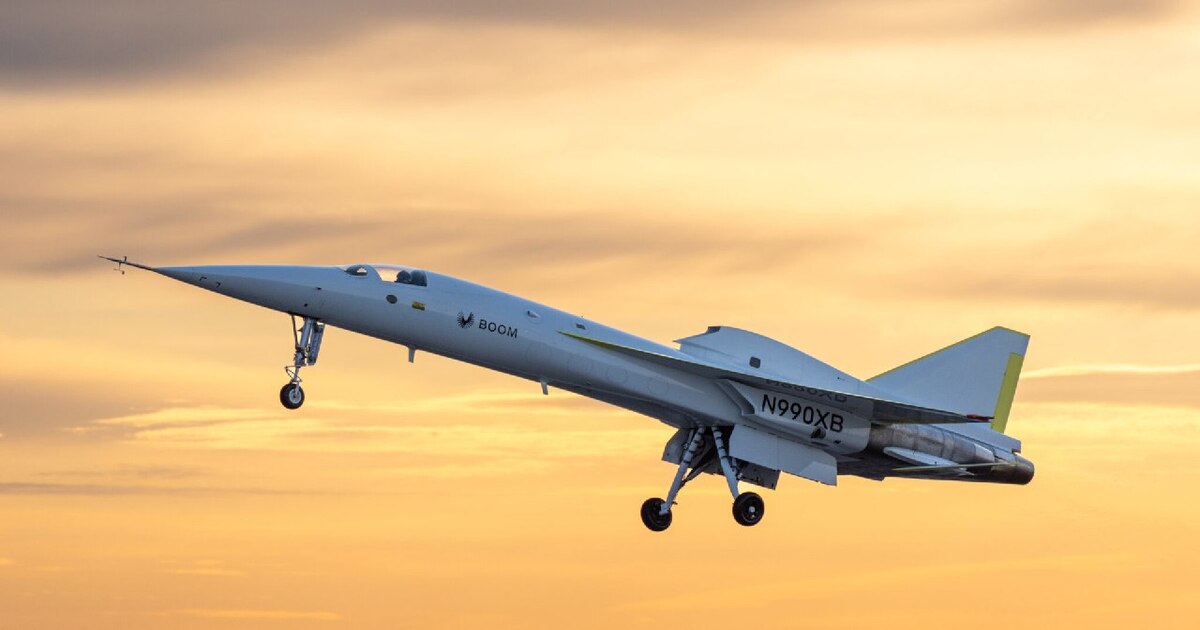 Il prototipo di aereo supersonico Boom Supersonic effettua con successo il suo volo inaugurale Il prototipo di aereo supersonico Boom Supersonic effettua con successo il suo volo inaugurale