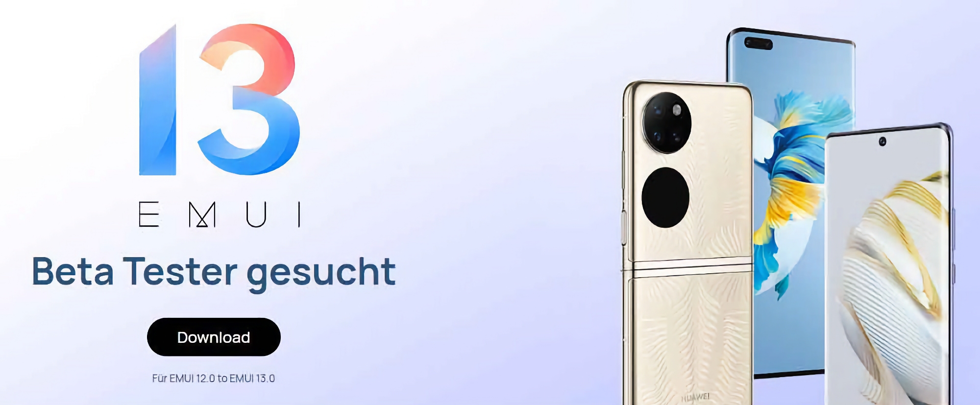 Huawei lancia i test EMUI 13 per Huawei P50 Pocket, Huawei P50 Pro, Huawei Nova 10 e altri smartphone in Europa