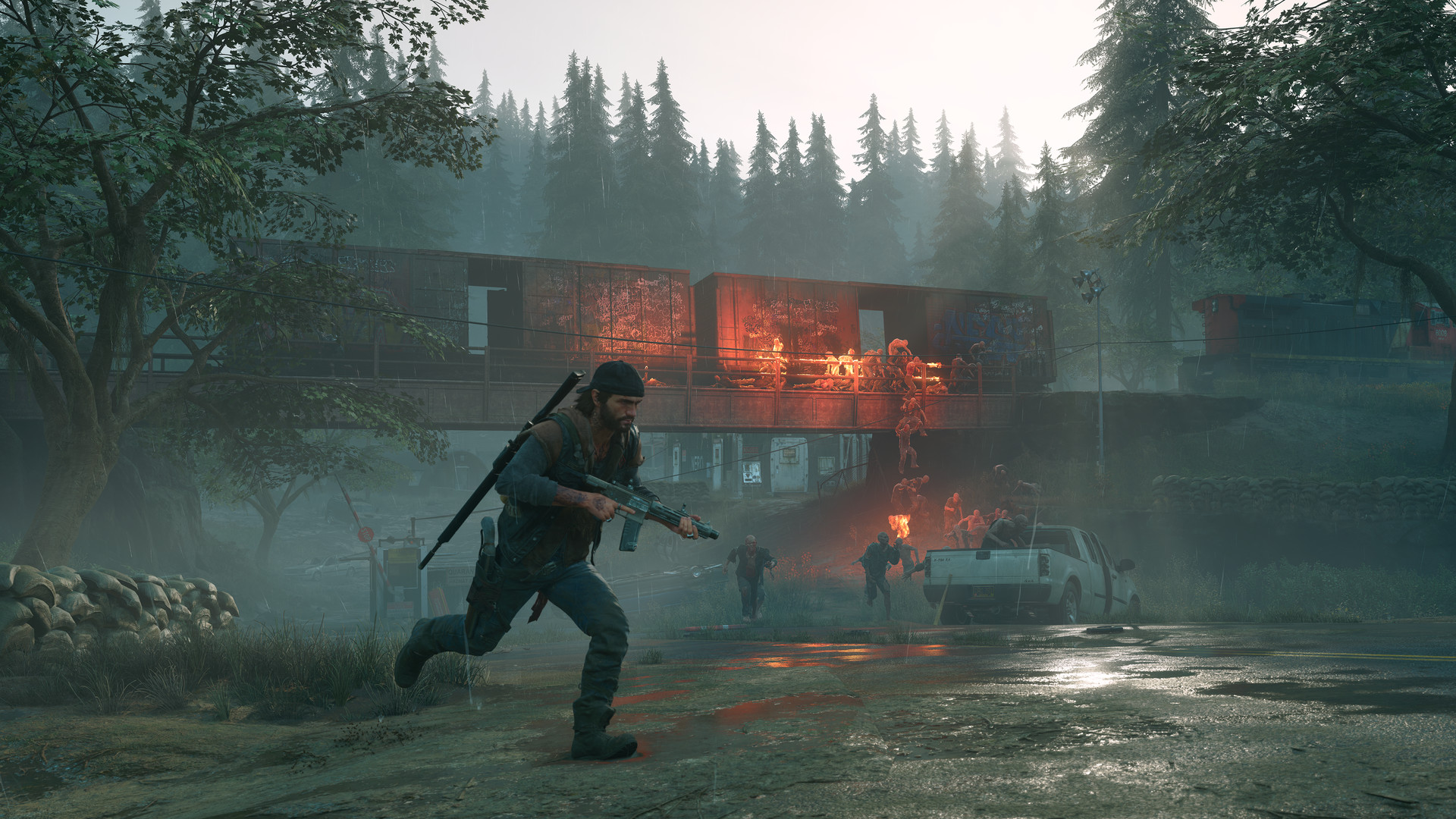 Days Gone mostra i suoi canyon zombie in un nuovo screenshot Uno sguardo all'apocalisse: un nuovo screenshot di Days Gone