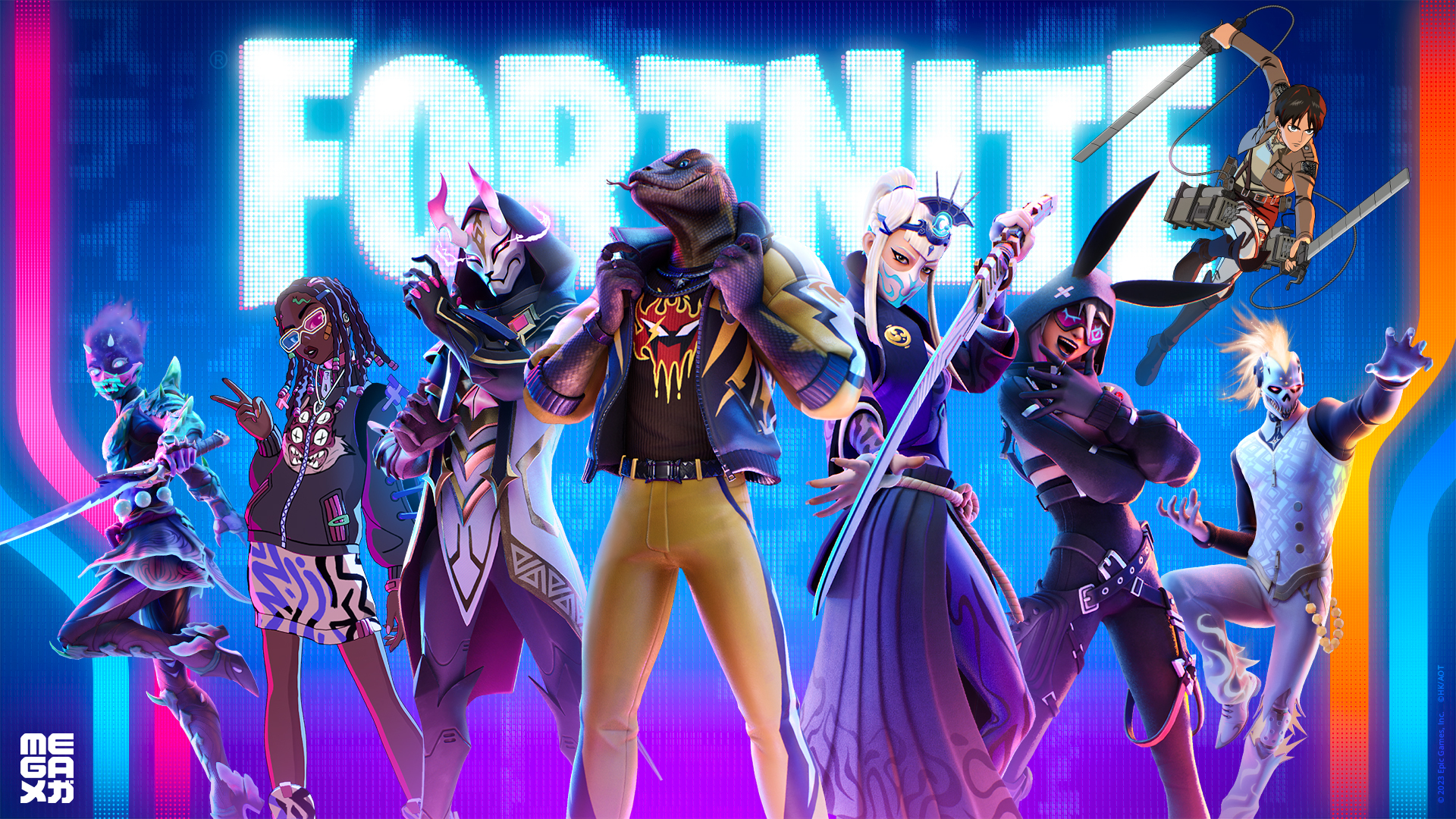 Fortnite lancia il Capitolo 4 della Stagione 2 con uno stile cyberpunk Fortnite lancia il Capitolo 4 della Stagione 2 con uno stile cyberpunk