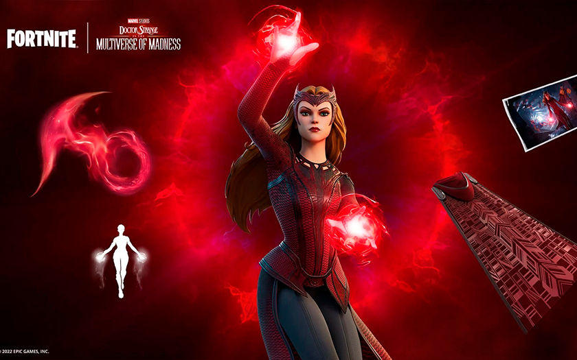 Magia sullo schermo: Wanda Maksimova di "Doctor Strange nel multi-universo della follia" è apparsa in Fortnite Magia sullo schermo: Wanda Maksimova di "Doctor Strange nel multi-universo della follia" è apparsa in Fortnite