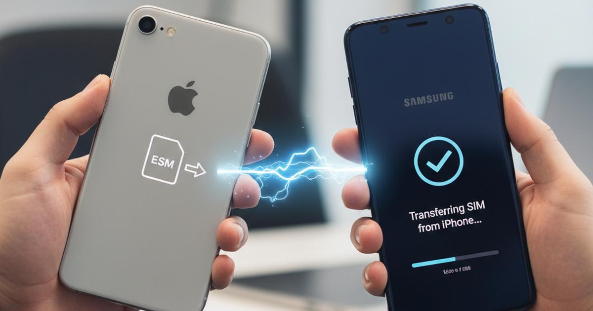 Come trasferire eSIM da iPhone a Galaxy: guida per geek
