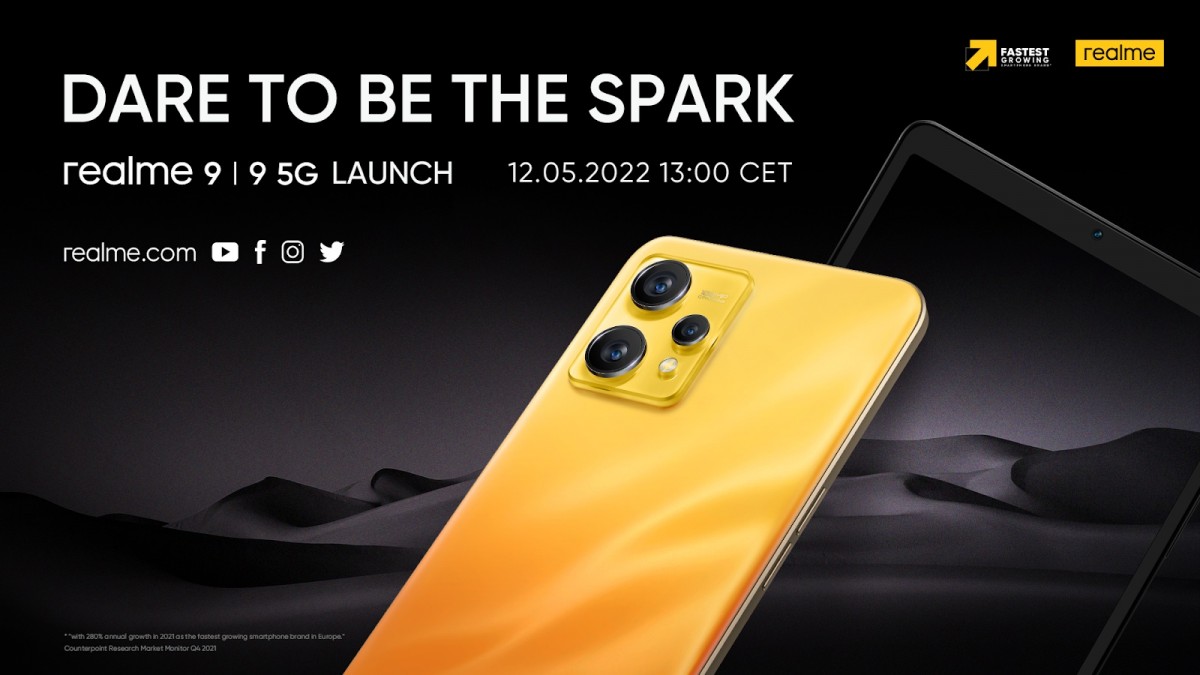 smartphone realme 9 e tablet realme Pad Mini debutteranno in Europa la prossima settimana smartphone realme 9 e tablet realme Pad Mini debutteranno in Europa la prossima settimana