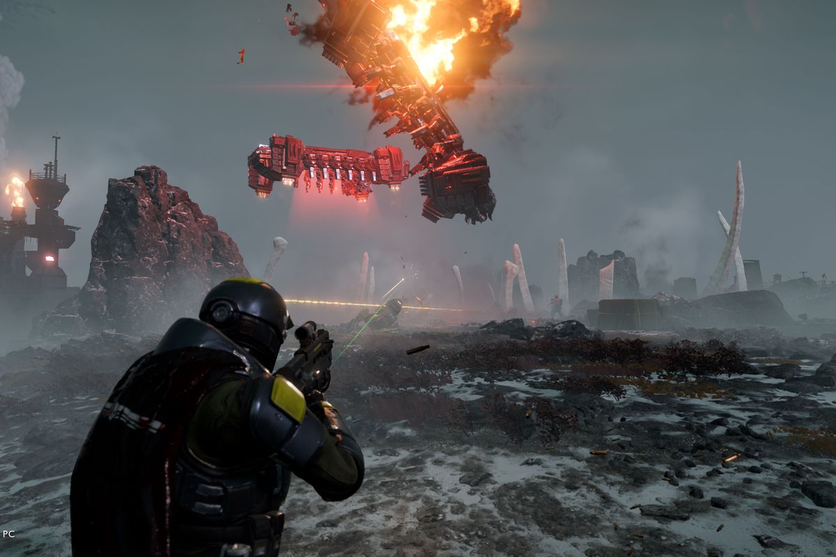 Un successo fin dall'inizio: il numero di giocatori simultanei di Helldivers 2 su Steam ha superato i 119.000. Un successo fin dall'inizio: il numero di giocatori simultanei di Helldivers 2 su Steam ha superato i 119.000.