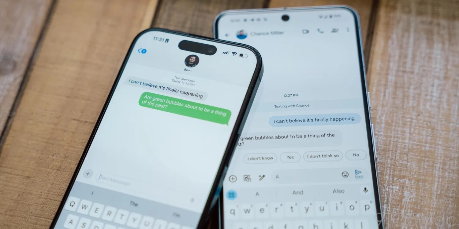 Le bolle blu e verdi si stanno finalmente unendo: Apple introduce il supporto RCS per la messaggistica tra iPhone e Android Le bolle blu e verdi si stanno finalmente unendo: Apple introduce il supporto RCS per la messaggistica tra iPhone e Android