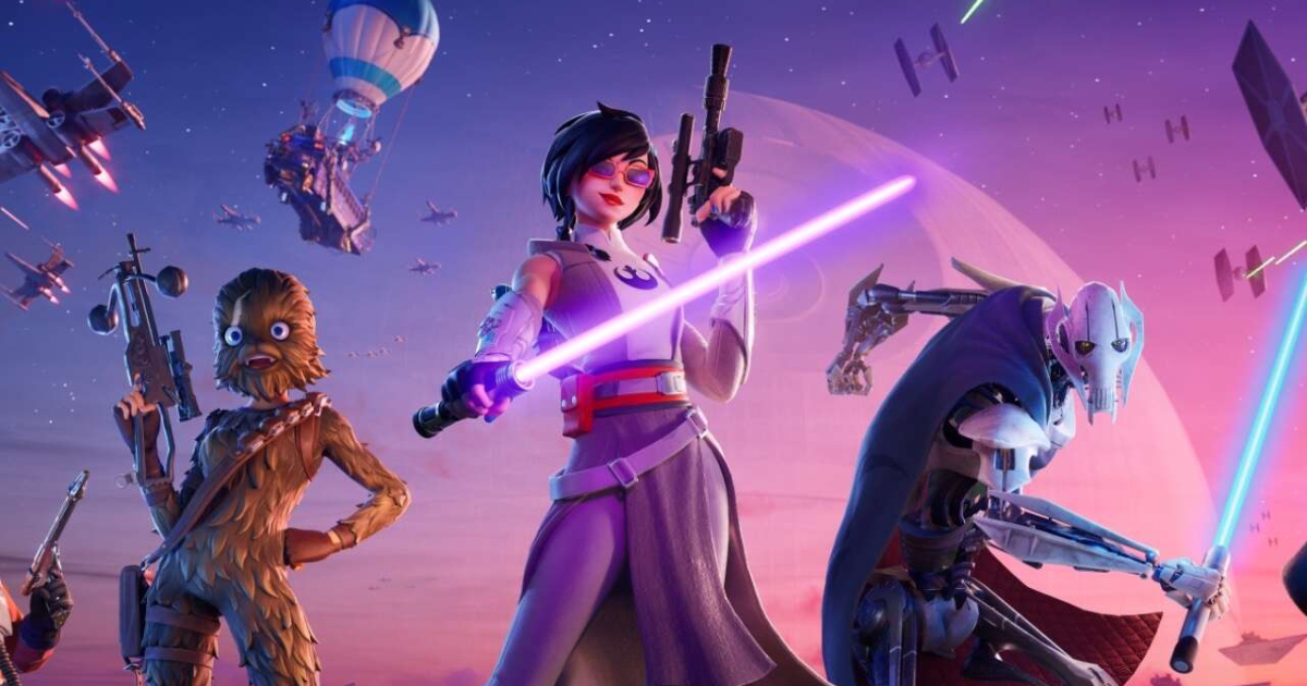 Fortnite X Star Wars: Immergiti nel mondo dei Jedi e dei Sith! Fortnite e Star Wars: Ritorna alla leggendaria collaborazione!