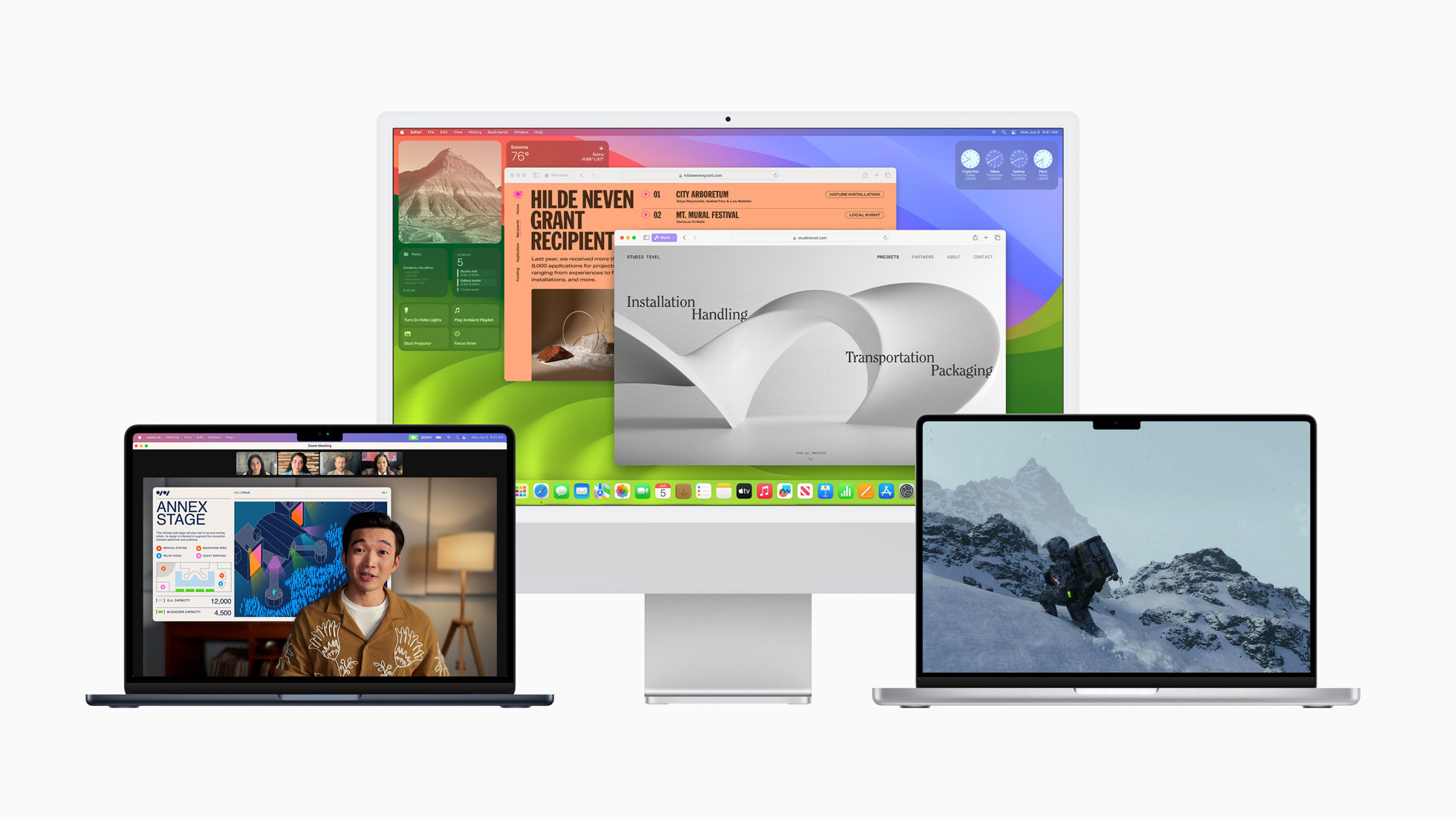 macOS Sonoma: widget migliorati, modalità di gioco e nuove funzioni per le videoconferenze macOS Sonoma: widget migliorati, modalità di gioco e nuove funzioni per le videoconferenze