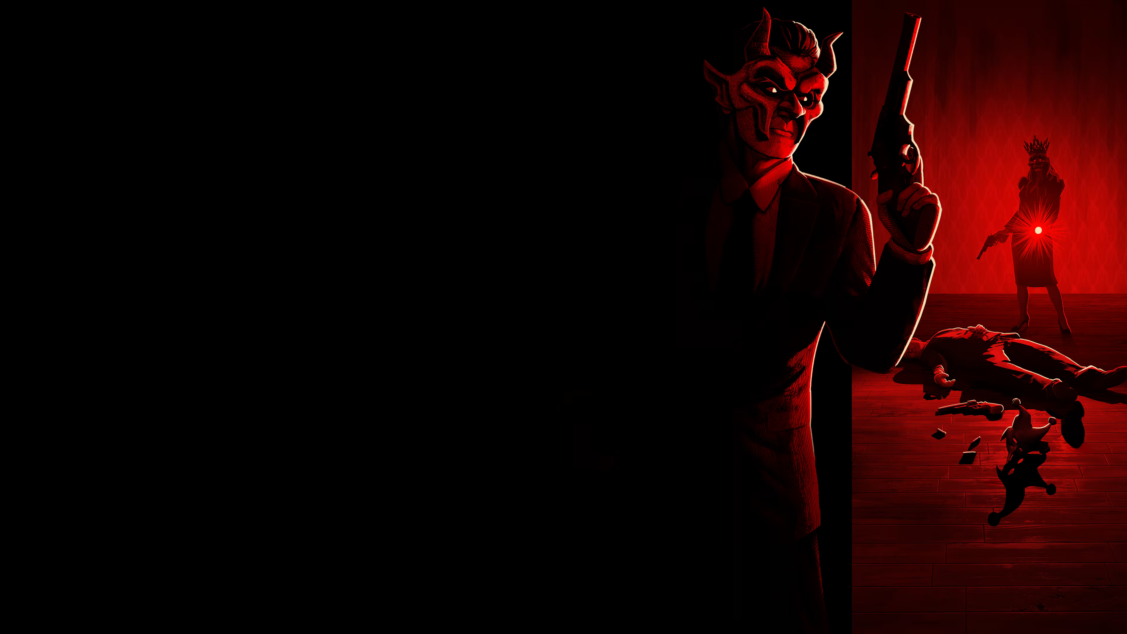 Un'introduzione visiva al thriller: Poster di Midnight Murder Club Un nuovo livello di misteri: Poster di Midnight Murder Club