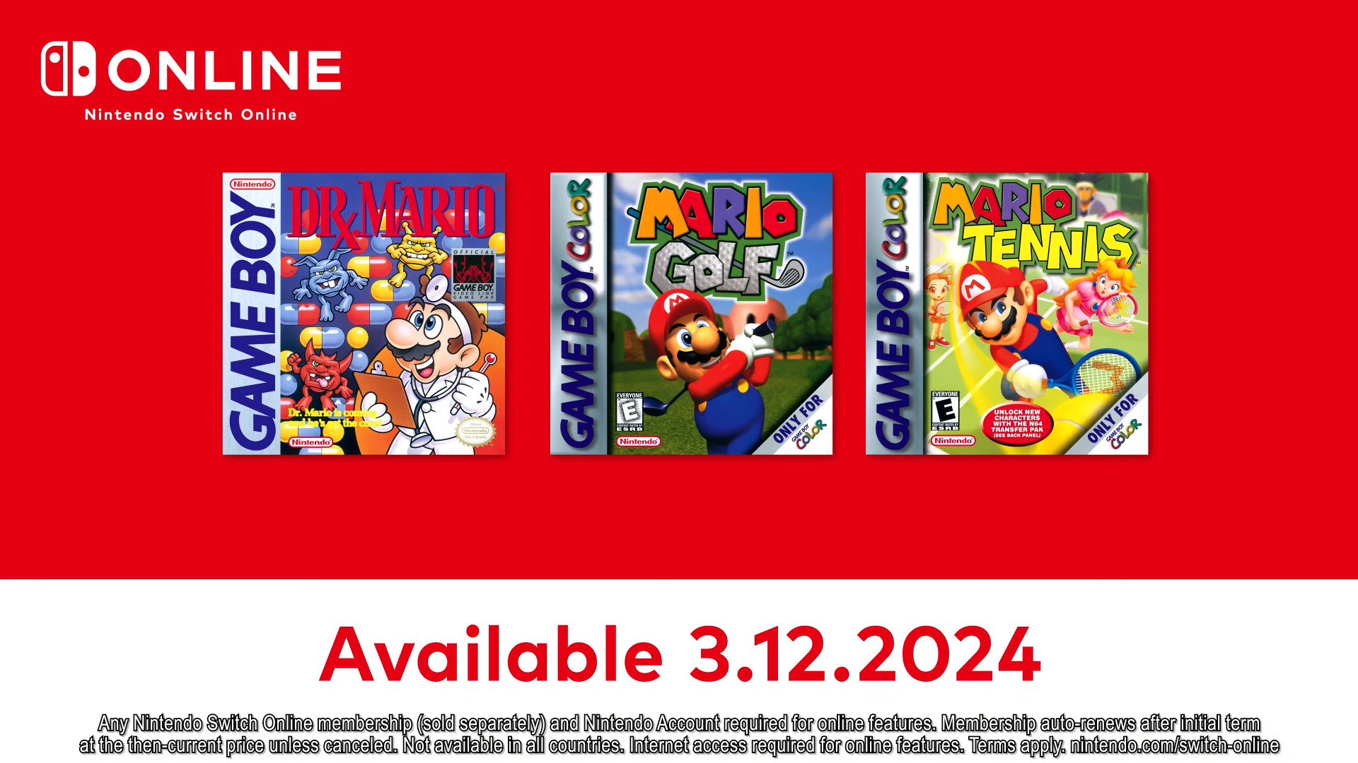 Il 12 marzo, il catalogo di Nintendo Switch Online sarà ampliato con tre progetti di Mario dell'era del Game Boy Il 12 marzo, il catalogo di Nintendo Switch Online sarà ampliato con tre progetti di Mario dell'era del Game Boy
