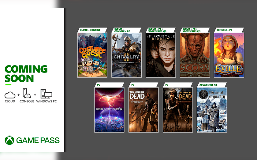 Le prime due stagioni di The Walking Dead, Scorn, A Plague Tale: Requiem e altri: L'elenco dei giochi che entreranno a far parte della libreria di Xbox Game Pass dal 4 al 18 ottobre