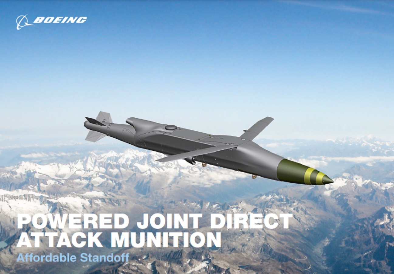 Boeing costruirà un kit P-JDAM con turbogetto TDI-J85 per trasformare bombe convenzionali in missili da crociera. Boeing costruirà un kit P-JDAM con turbogetto TDI-J85 per trasformare bombe convenzionali in missili da crociera.