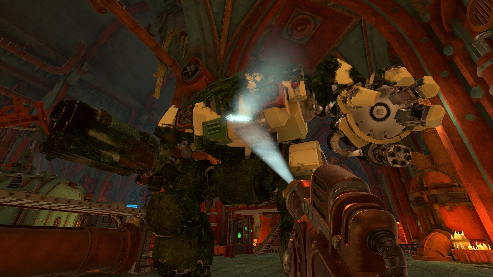 È stato rilasciato un add-on con contenuti di Warhammer 40.000 per il simulatore PowerWash. È stato rilasciato un add-on con contenuti di Warhammer 40.000 per il simulatore PowerWash.