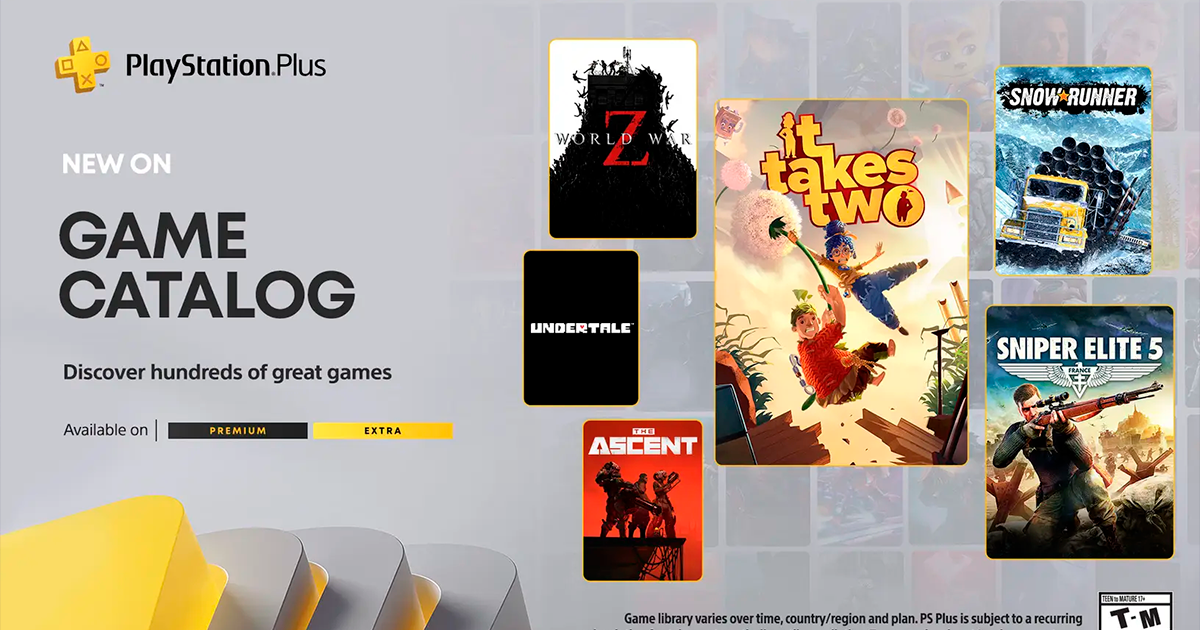 PlayStation aggiungerà nuovi giochi alle librerie Extra e Deluxe il 18 luglio: It Takes Two, The Ascent, Undertale, SpongeBob e altri. PlayStation aggiungerà nuovi giochi alle librerie Extra e Deluxe il 18 luglio: It Takes Two, The Ascent, Undertale, SpongeBob e altri.
