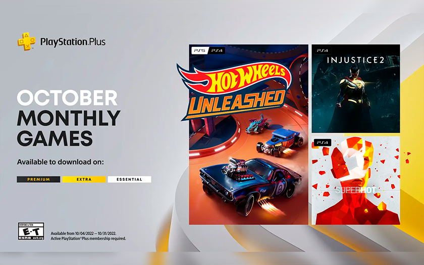 Hot Wheels Unleashed, Injustice 2 e Superhot: i giochi che gli abbonati a PlayStation Plus riceveranno a ottobre Hot Wheels Unleashed, Injustice 2 e Superhot: i giochi che gli abbonati a PlayStation Plus riceveranno a ottobre
