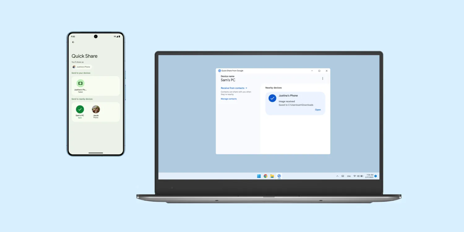 Google espande la funzionalità Quick Share per includere il supporto ai dispositivi ARM su Windows 11 Google espande la funzionalità Quick Share per includere il supporto ai dispositivi ARM su Windows 11