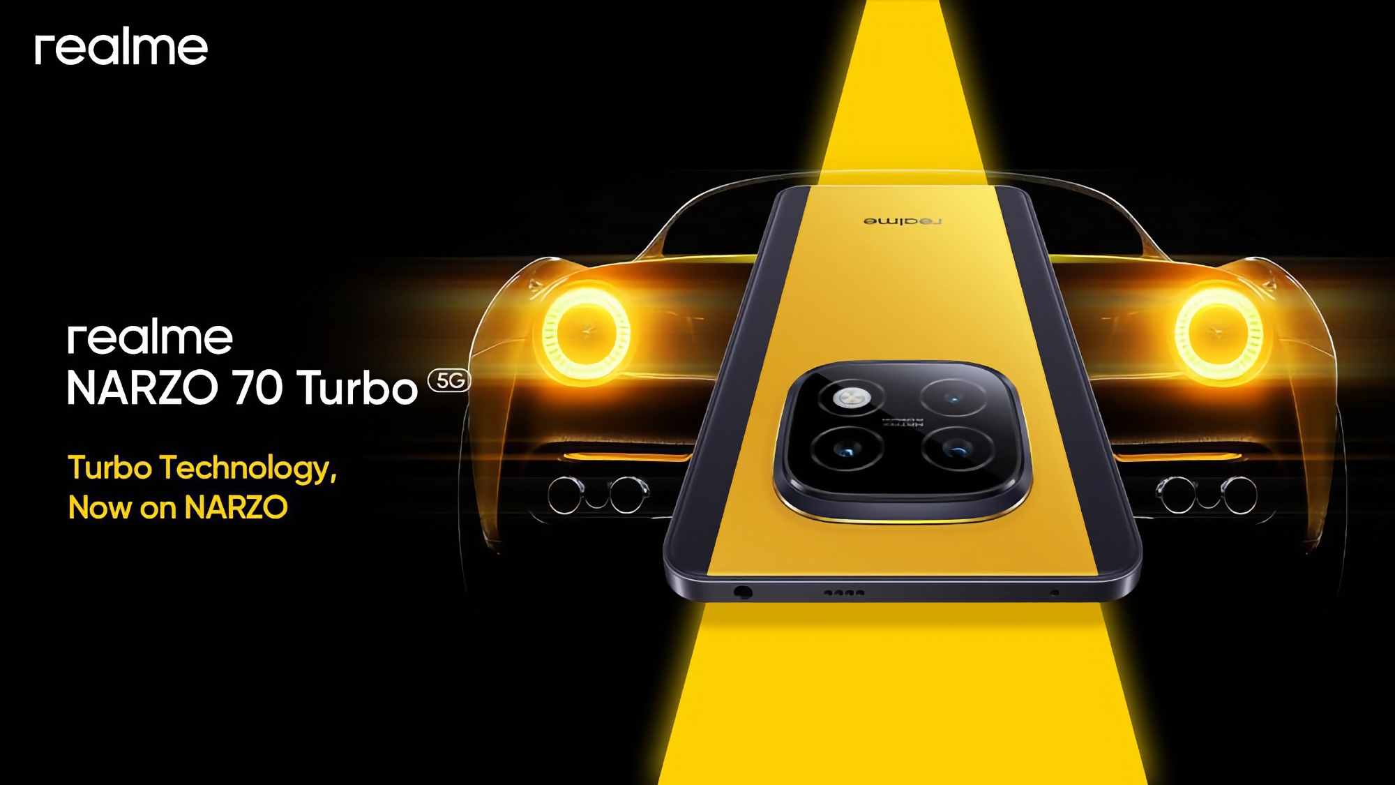 realme si prepara a rilasciare lo smartphone economico NARZO 70 Turbo 5G