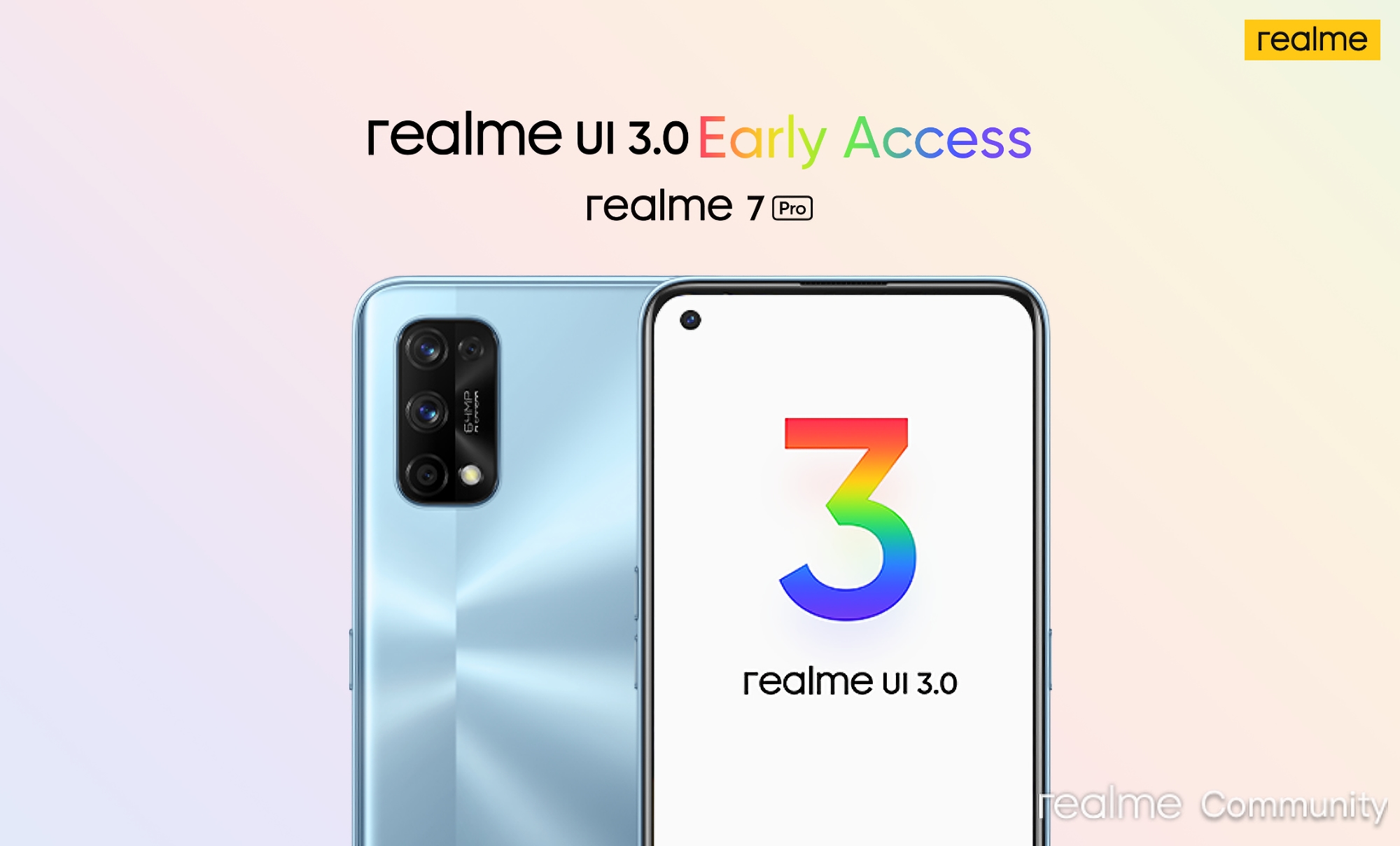 Dopo realme X50 Pro: anche realme 7 Pro ha iniziato a ricevere l'aggiornamento realme UI 3.0 basato su Android 12 Dopo realme X50 Pro: anche realme 7 Pro ha iniziato a ricevere l'aggiornamento realme UI 3.0 basato su Android 12