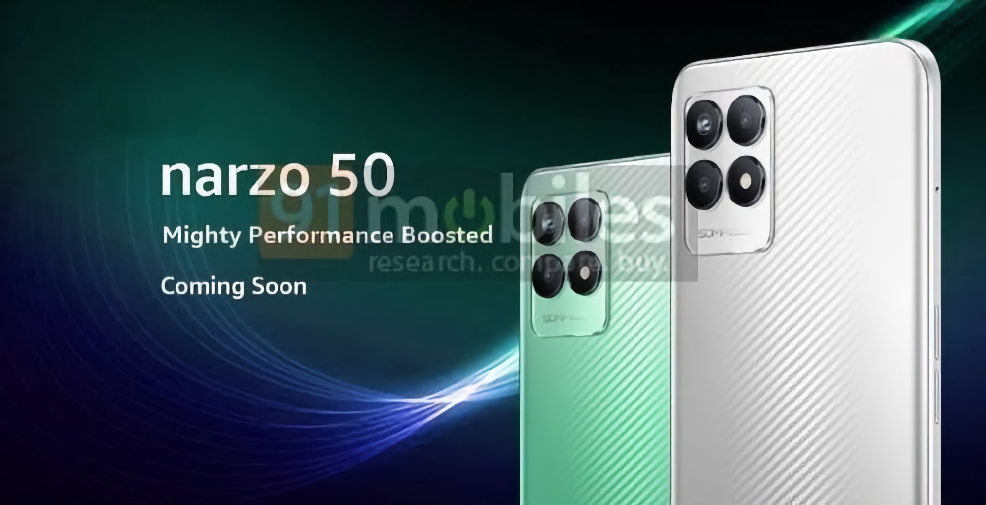Ecco come sarà il realme Narzo 50: il nuovo smartphone economico dell'azienda con una fotocamera da 50 MP Ecco come sarà il realme Narzo 50: il nuovo smartphone economico dell'azienda con una fotocamera da 50 MP