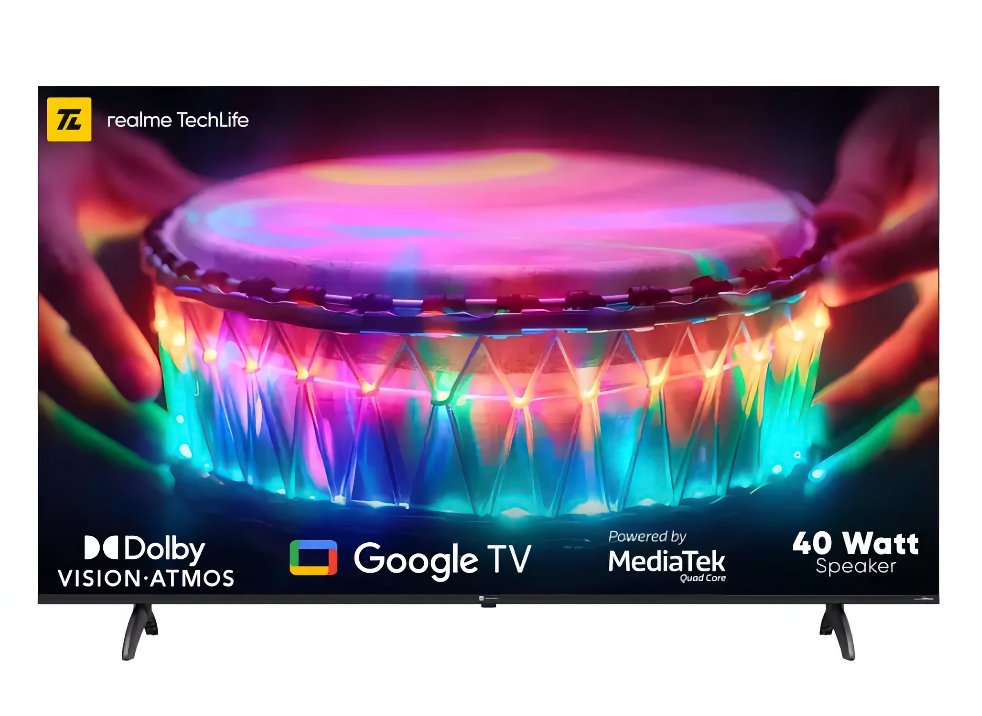 realme TechLife Cinesonic TV: una gamma di smart TV con schermi LED/QLED da 43 a 65 pollici e Google TV a bordo realme TechLife Cinesonic TV: una gamma di smart TV con schermi LED/QLED da 43 a 65 pollici e Google TV a bordo