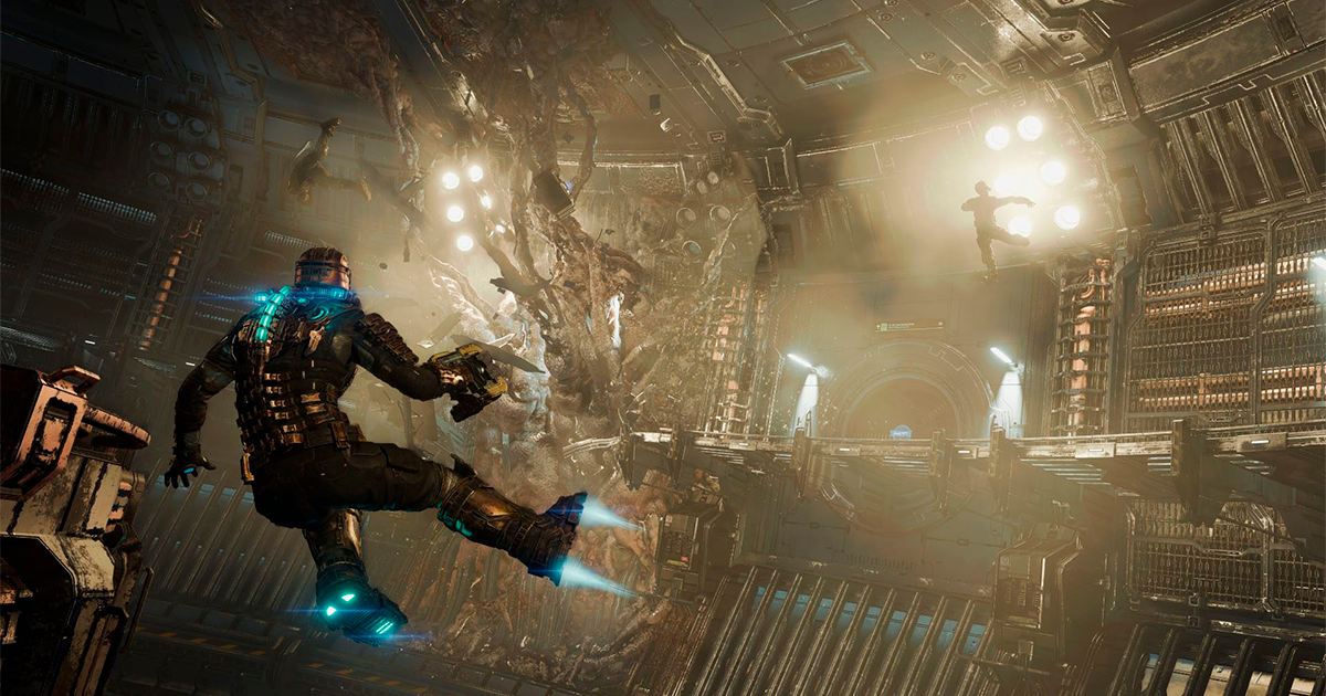 8 minuti di gameplay di Dead Space Remake: Isaac Clarke salva l'inquietante e atmosferica stazione e distrugge i necromorfi 8 minuti di gameplay di Dead Space Remake: Isaac Clarke salva l'inquietante e atmosferica stazione e distrugge i necromorfi