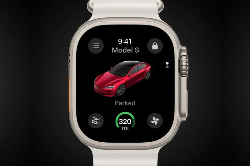 Controllo innovativo dell'auto: Tesla rilascia un'app per Apple Watch Tesla espande i suoi orizzonti tecnologici: nuova app per Apple Watch
