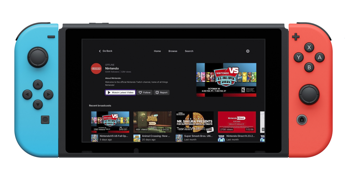 L'app di Twitch per Nintendo Switch smetterà di funzionare il 31 gennaio 2024, e il 6 novembre non sarà più disponibile per il download L'app di Twitch per Nintendo Switch smetterà di funzionare il 31 gennaio 2024, e il 6 novembre non sarà più disponibile per il download